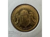 Χρυσό νόμισμα Ουγγαρία 20 Κορώνη 1905 Franz Joseph I