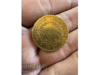Златна Монета Френски 40 Франка AN XI(1802г.) Наполеон Консу