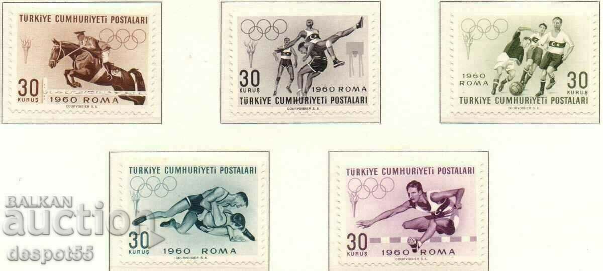 1960. Τουρκία. Ολυμπιακοί Αγώνες - Ρώμη, Ιταλία.