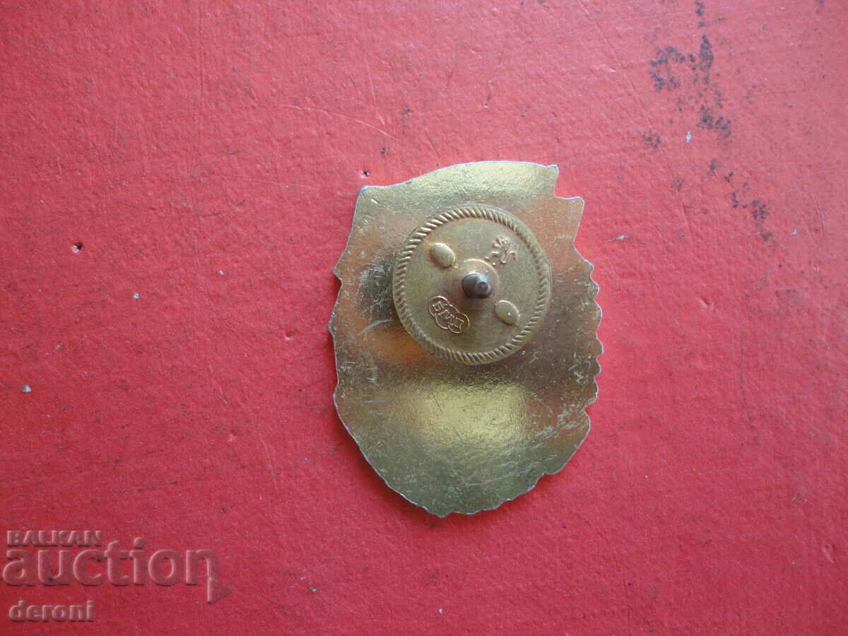 Auction  Badge badge on screw bronze enamel Excellent