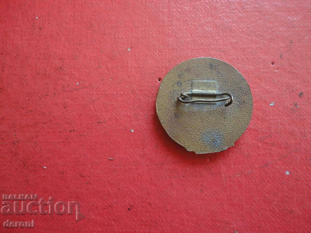 Auction Military Badge Badge on Screw Bronze Enamel Construction Specialist Auction Military Badge Badge on Screw Bronze Enamel Construction Specialist