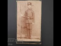 Στρατιώτης με Berdana Land Army 1880 παλιά φωτογραφία