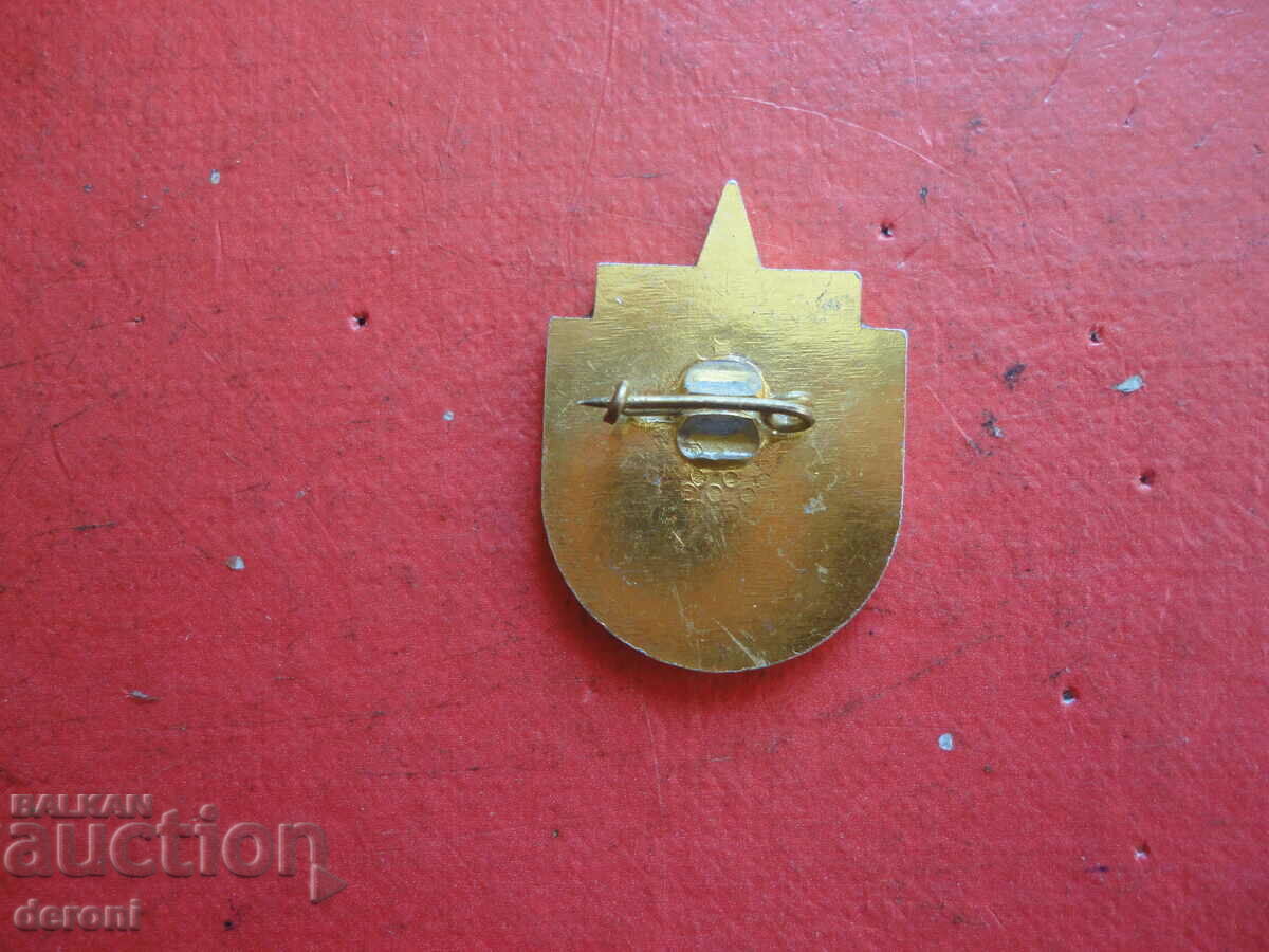 Military Badge badge on screw bronze enamel Excellence in Enlistment - 5 Military Badge badge on screw bronze enamel Excellence in Enlistment - 5
