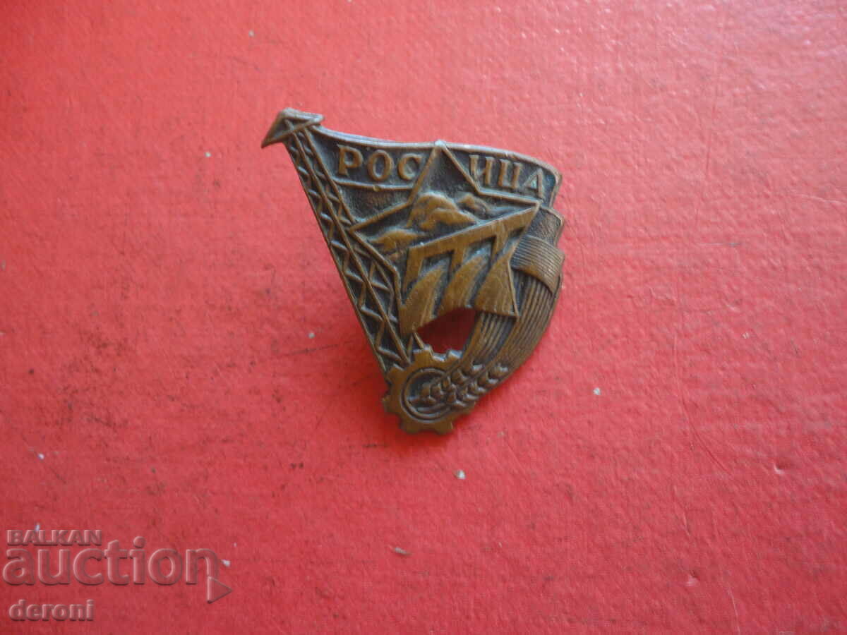 Antique Bronze Screw Badge Badge - 5 Antique Bronze Screw Badge Badge - 5