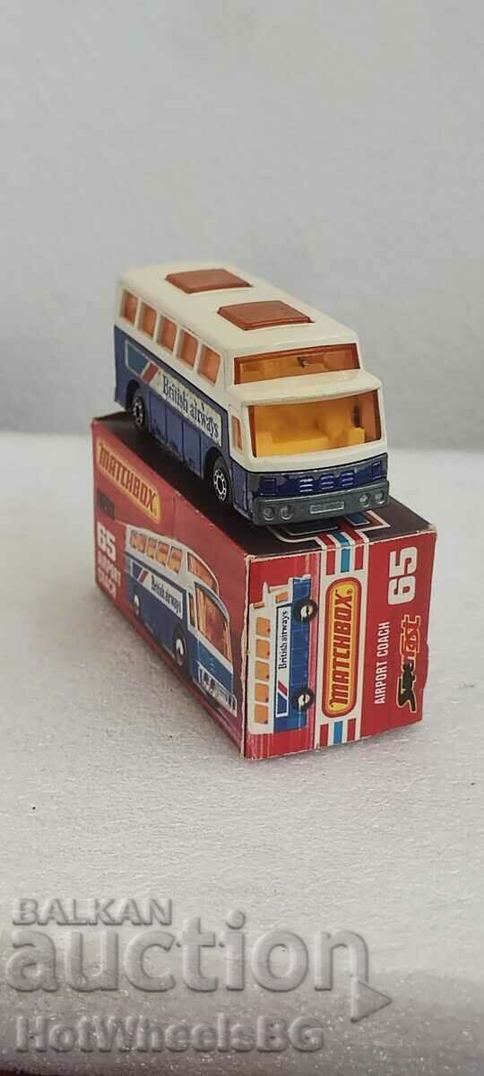 MATCHBOX LESNEY -No 65C Airport Coach 1977 with price 30.00 BGN | € 15.34