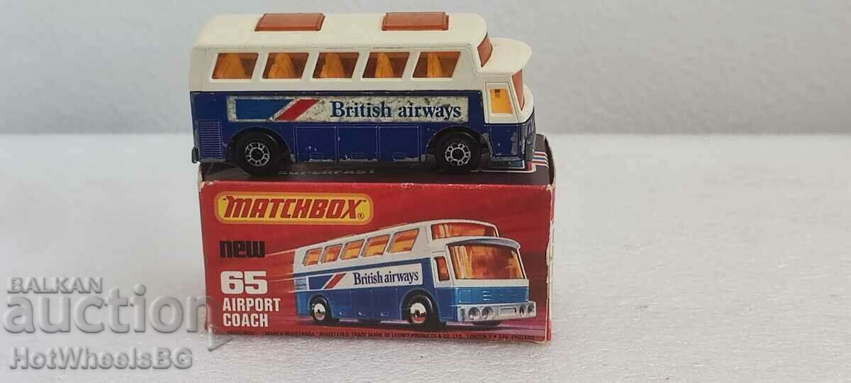 MATCHBOX LESNEY -No 65C Airport Coach 1977