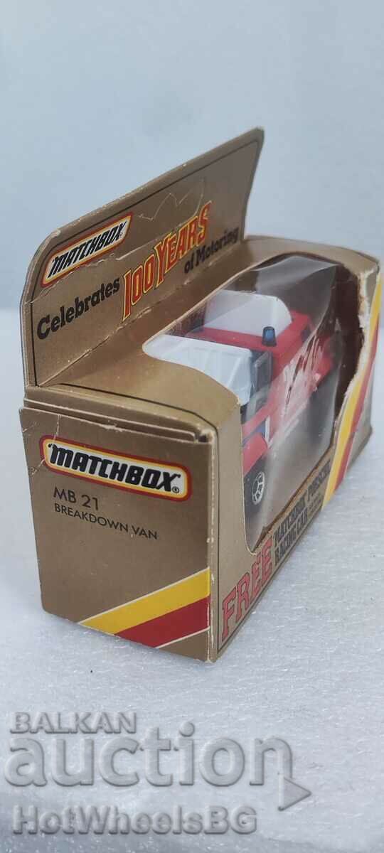 MATCHBOX LESNEY. No. MB 21 Breakdown van - 5 MATCHBOX LESNEY. No. MB 21 Breakdown van - 5
