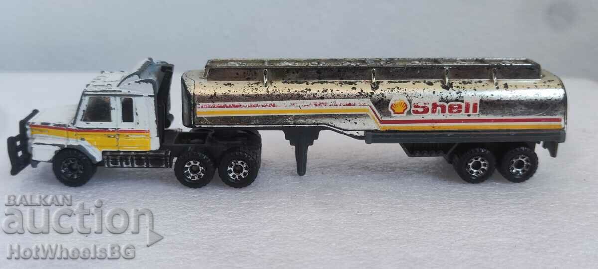 MACHBOX LESNEY Convoi CY17 Scania Petrol Tanker 1985 Shell
