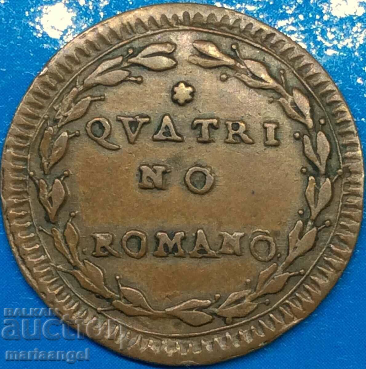 Quattino Romano Pius VI 1775-1799 Βατικανό