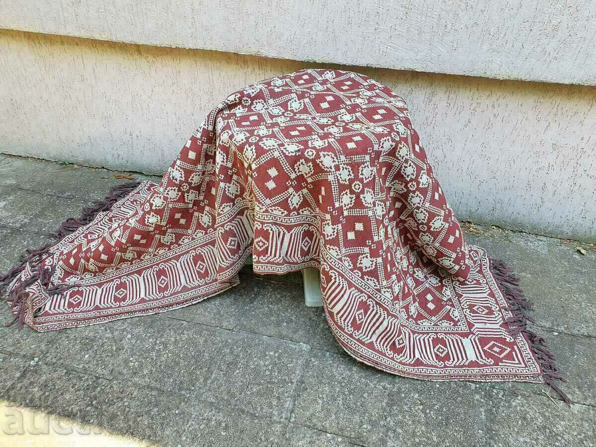 Auction  I am selling an old double-sided carpet - 100% wool.