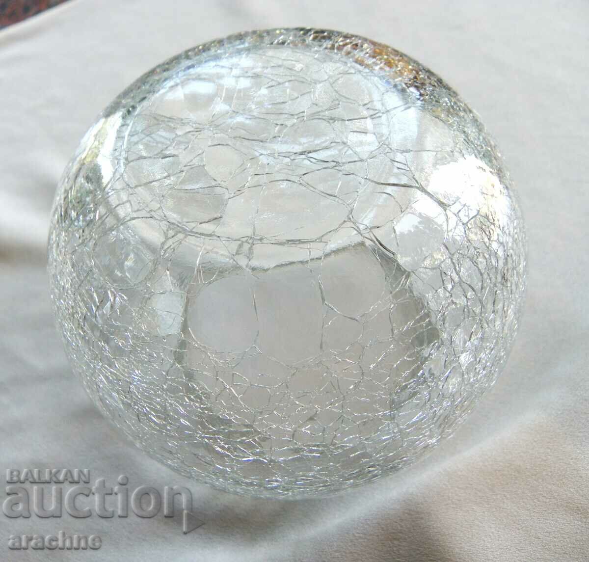 Delivery of British Cracked Glass Bowl