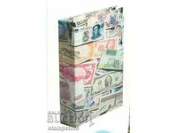 Banknote album with 100 sheets for 300 banknotes
