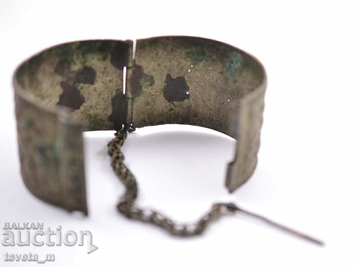 Auction Renaissance jewelry bracelet, silver alloy FOLK COSTUME Auction Renaissance jewelry bracelet, silver alloy FOLK COSTUME