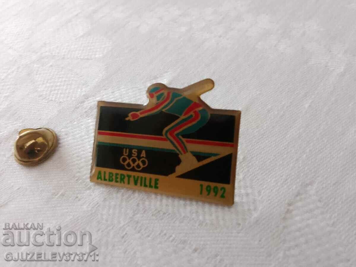 Рядка колекционерска олимпийска значка 1992г USA - 5 Рядка колекционерска олимпийска значка 1992г USA - 5