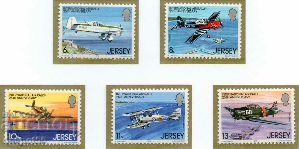 1979. Jersey. 25 de ani de la Raliul Aerien Internațional.