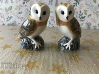 Porcelain owls