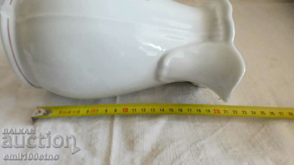 Urcior de vin porțelan bulgar vechi Vidin - 7