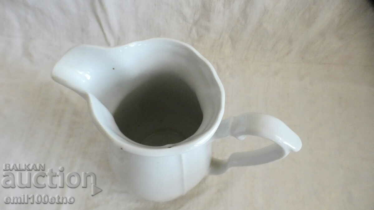 Auction Small wine jug, old Bulgarian porcelain Auction Small wine jug, old Bulgarian porcelain