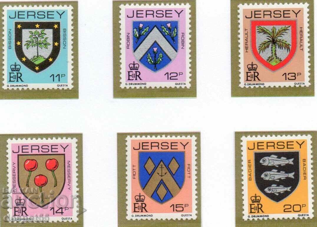 1981. Jersey. Final edition. Coat of arms.