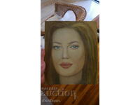 Маслена картина - Анджелина Джоли портрет