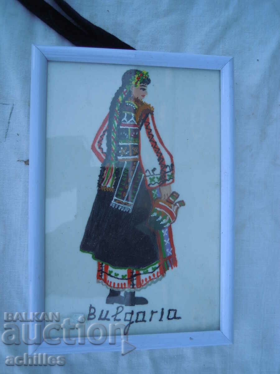 PICTURE HAND PAINTED SOUVENIR BULGARIA