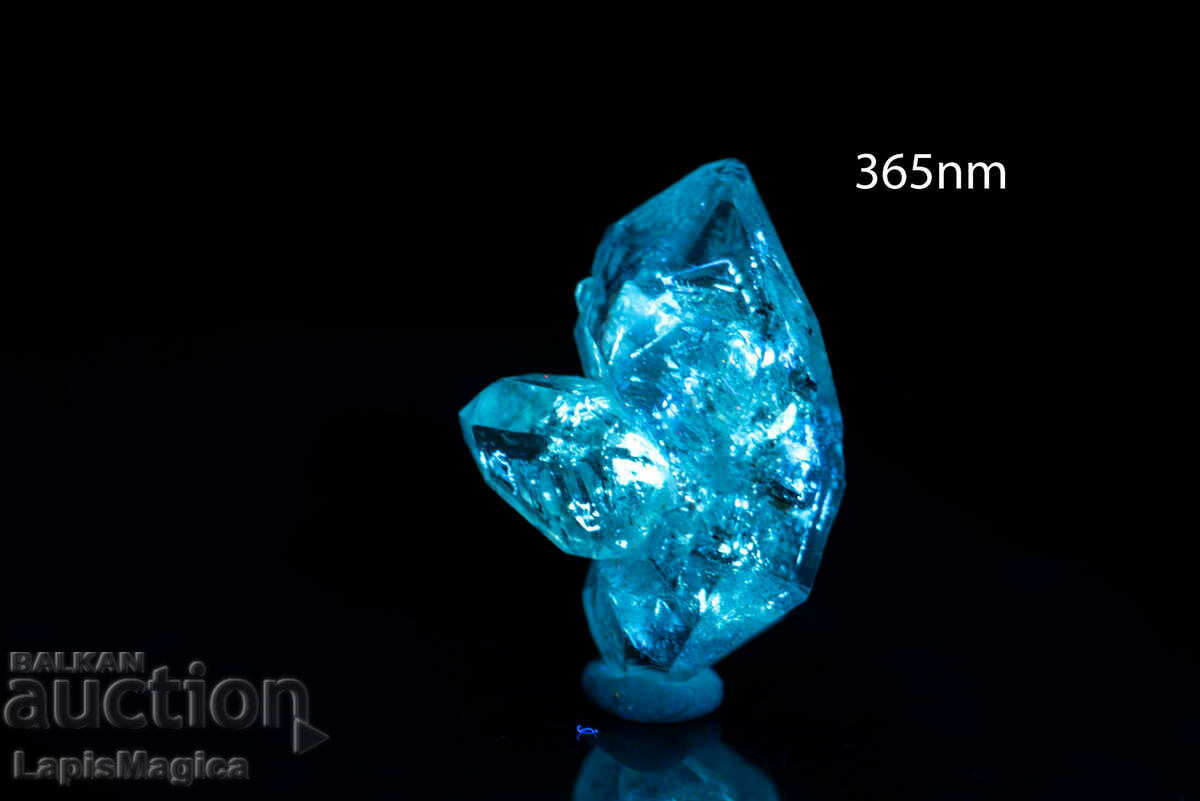 Петролен кварц кристал 5.6ct флуоресцентен #2