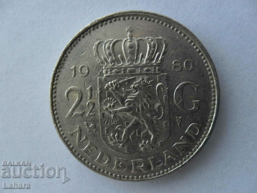 2 1/2 guldeni 1980 Olanda