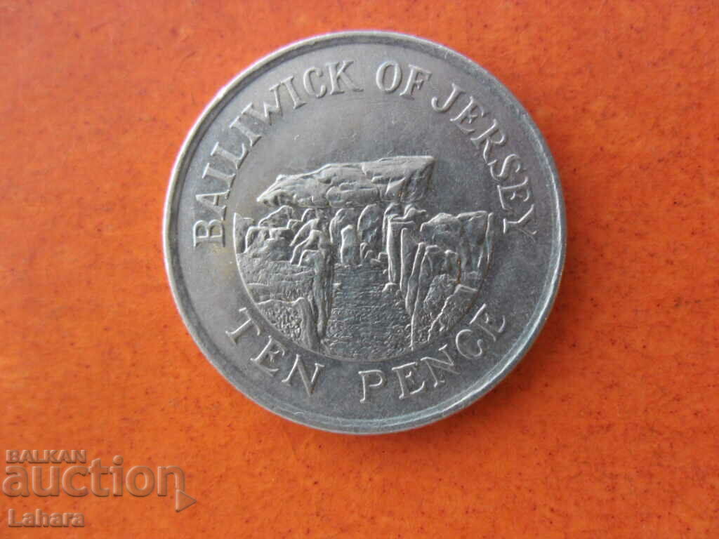 10 pence 1992 Jersey