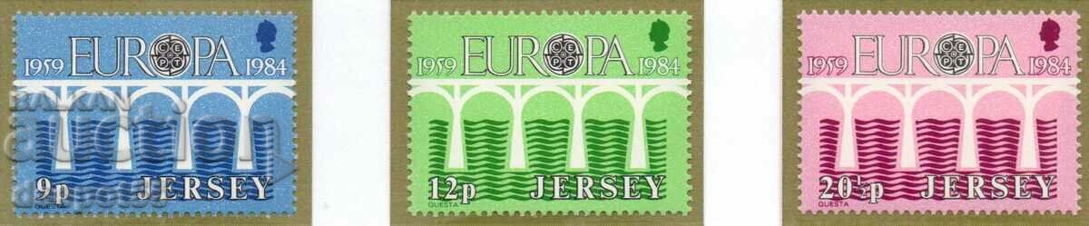 1984. Jersey. Europe - Bridges, CEPT's 25th Anniversary.