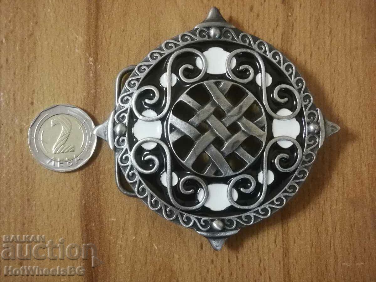 Buckle, belt buckle - enamel "Dragon" Celtic motifs with price 40.00 BGN | € 20.45 Buckle, belt buckle - enamel "Dragon" Celtic motifs with price 40.00 BGN | € 20.45