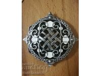 Buckle, belt buckle - enamel "Dragon" Celtic motifs