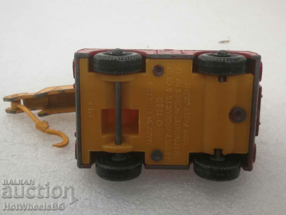 MATCHBOX LESNEY. No. 42C Iron Fairy Crane 1969 - 7 MATCHBOX LESNEY. No. 42C Iron Fairy Crane 1969 - 7