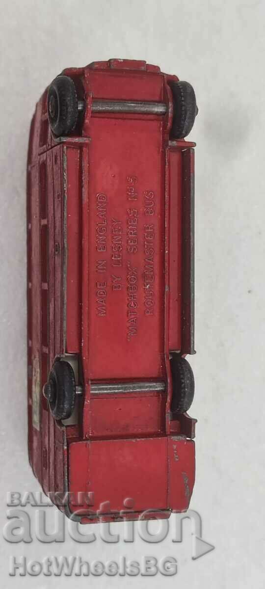 MATCHBOX LESNEY. No. 5C Routemaster Bus 1960 - 6 MATCHBOX LESNEY. No. 5C Routemaster Bus 1960 - 6