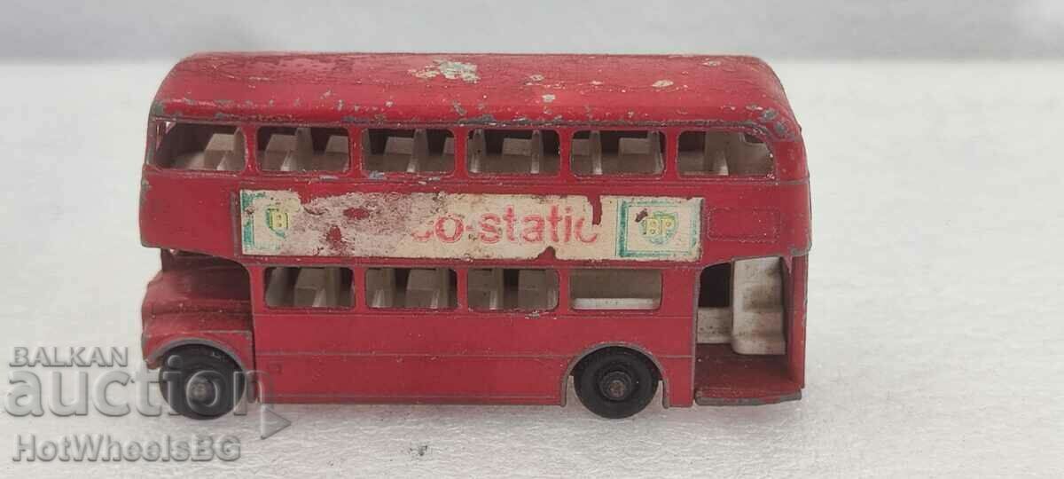 CUTIA DE chibrituri LESNEY. Autobuz Routemaster nr. 5C 1960