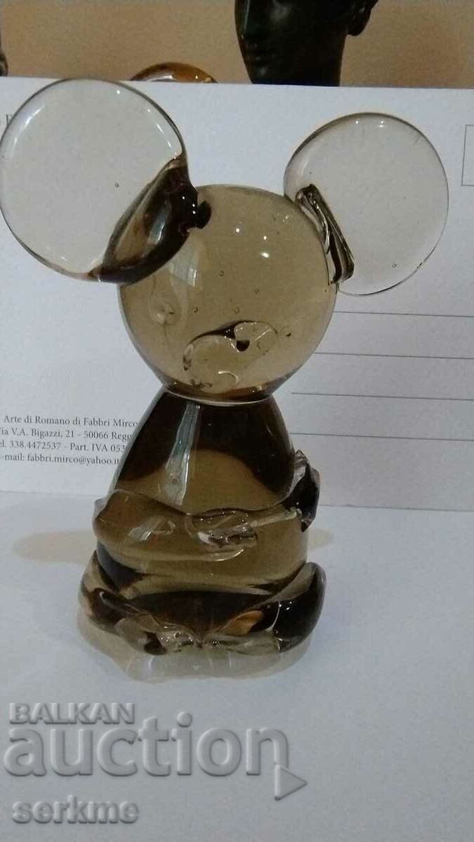 A glass mouse