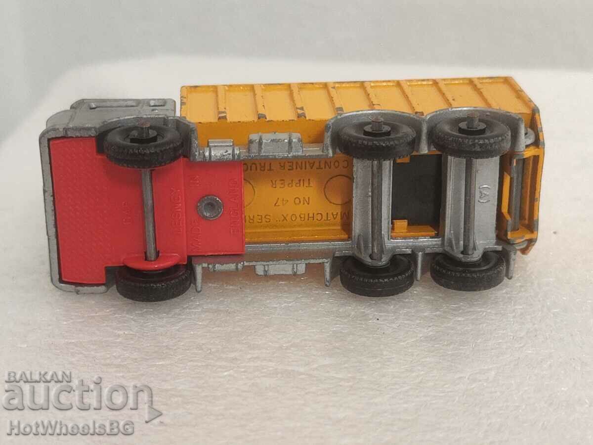 CUTIA DE chibrituri LESNEY. Camion basculant DAF nr. 47C 1968 - 6 CUTIA DE chibrituri LESNEY. Camion basculant DAF nr. 47C 1968 - 6