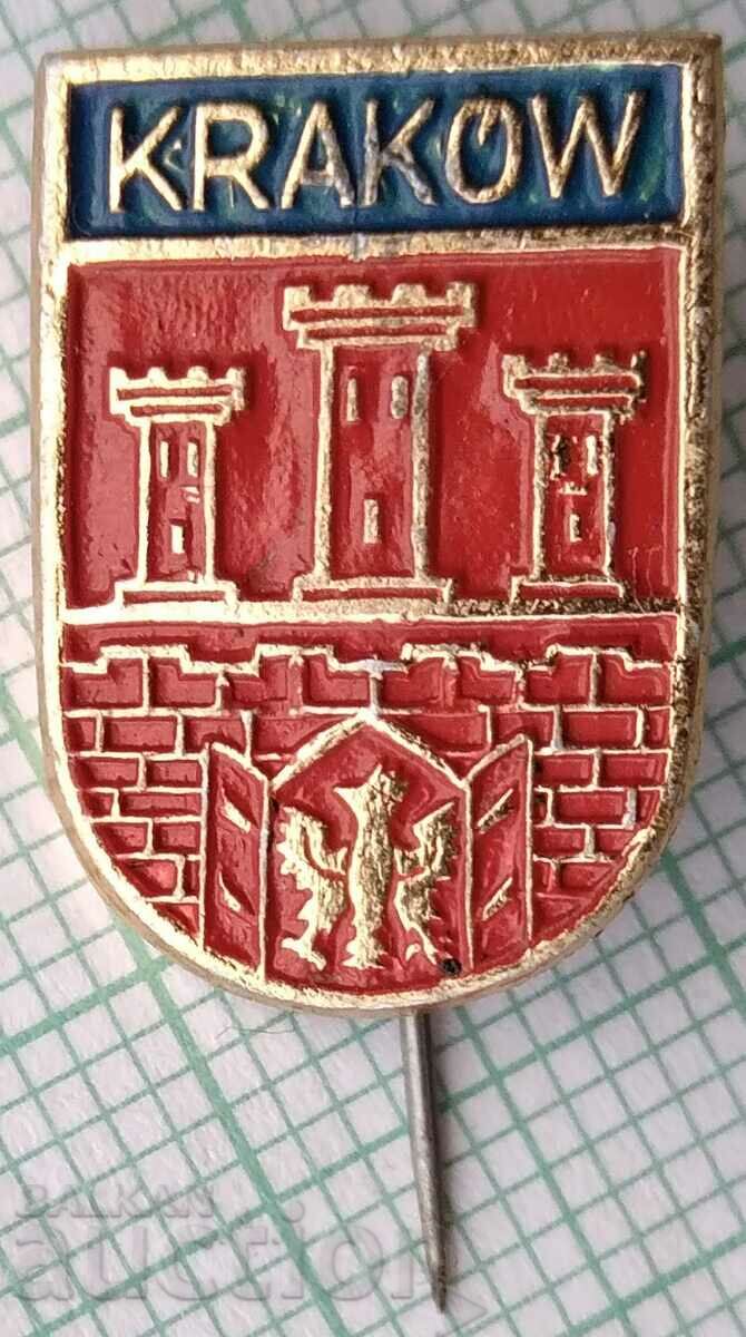 16374 Badge - coat of arms of the city of Krakow Poland