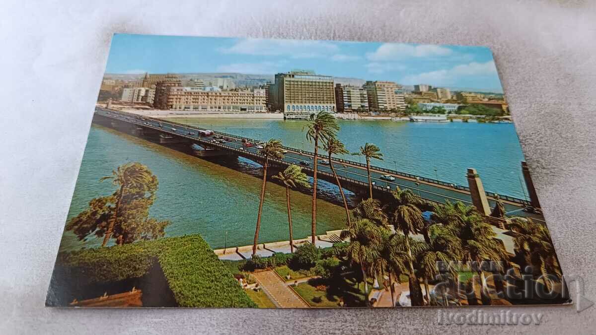 Пощенска картичка Cairo El Tahrir Bridge