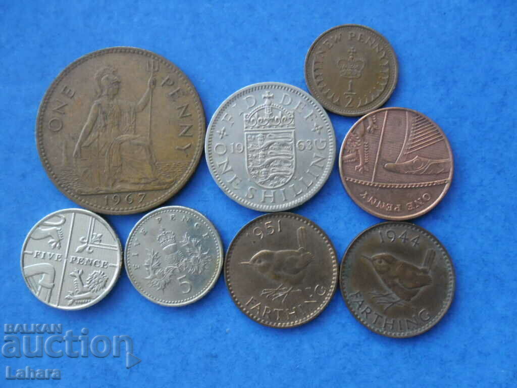 Лот монети Великобритания
