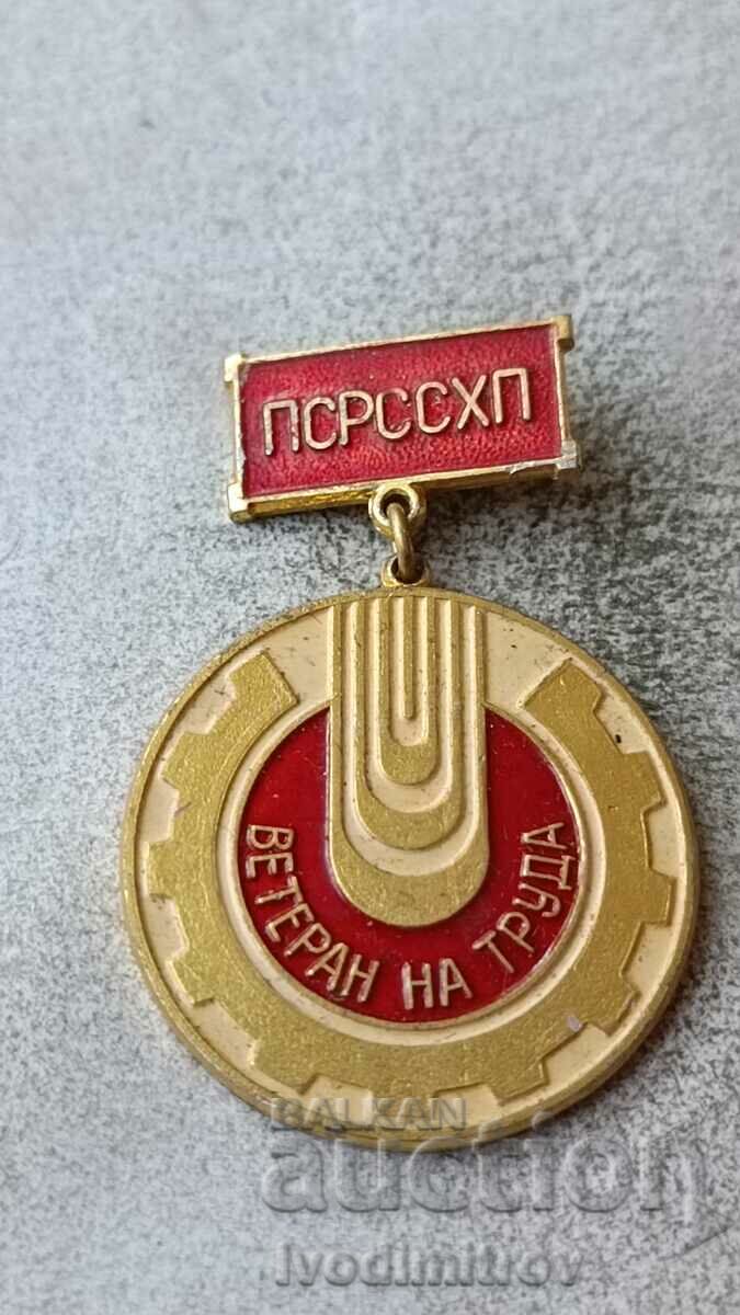 Insigna Veteran al Muncii PSRSSHP