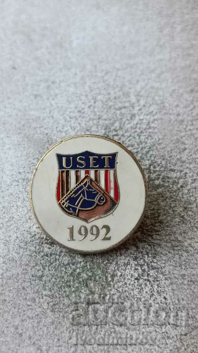 USET 1992 badge