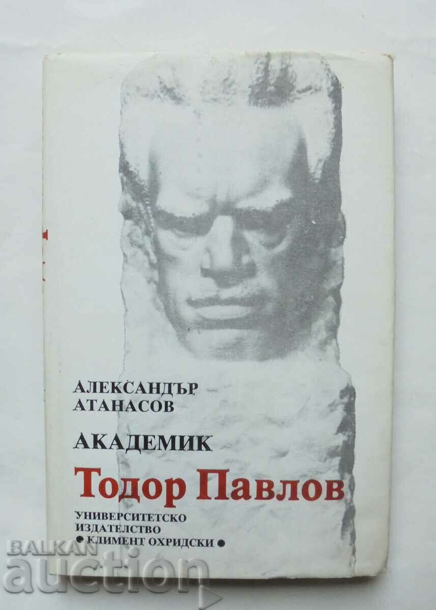 Academician Todor Pavlov - Alexander Atanasov 1990 autograph
