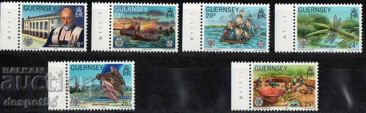 1982. Guernsey. EUROPA - Evenimente istorice.