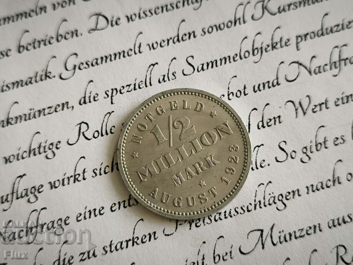 Райх монета - 500 000 марки | 1923г.; серия J