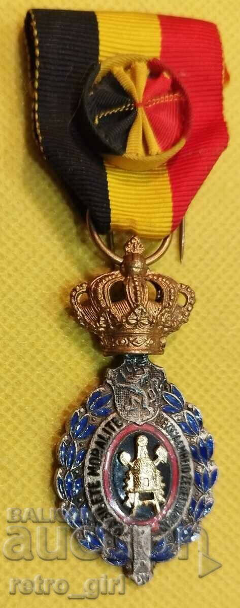 Βελγικό μετάλλιο.