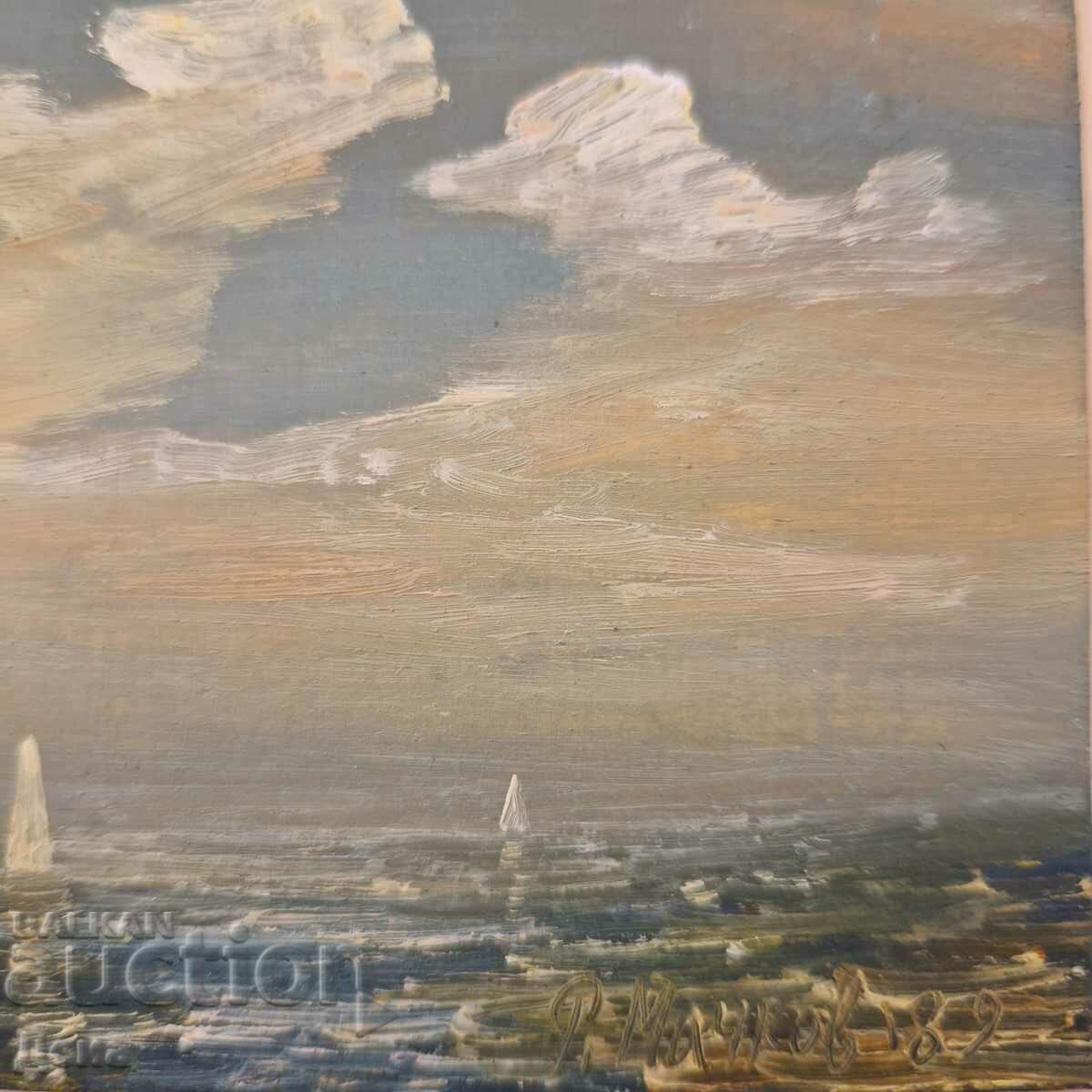 Pictură Raicho Machkov 1989 - 6 Pictură Raicho Machkov 1989 - 6