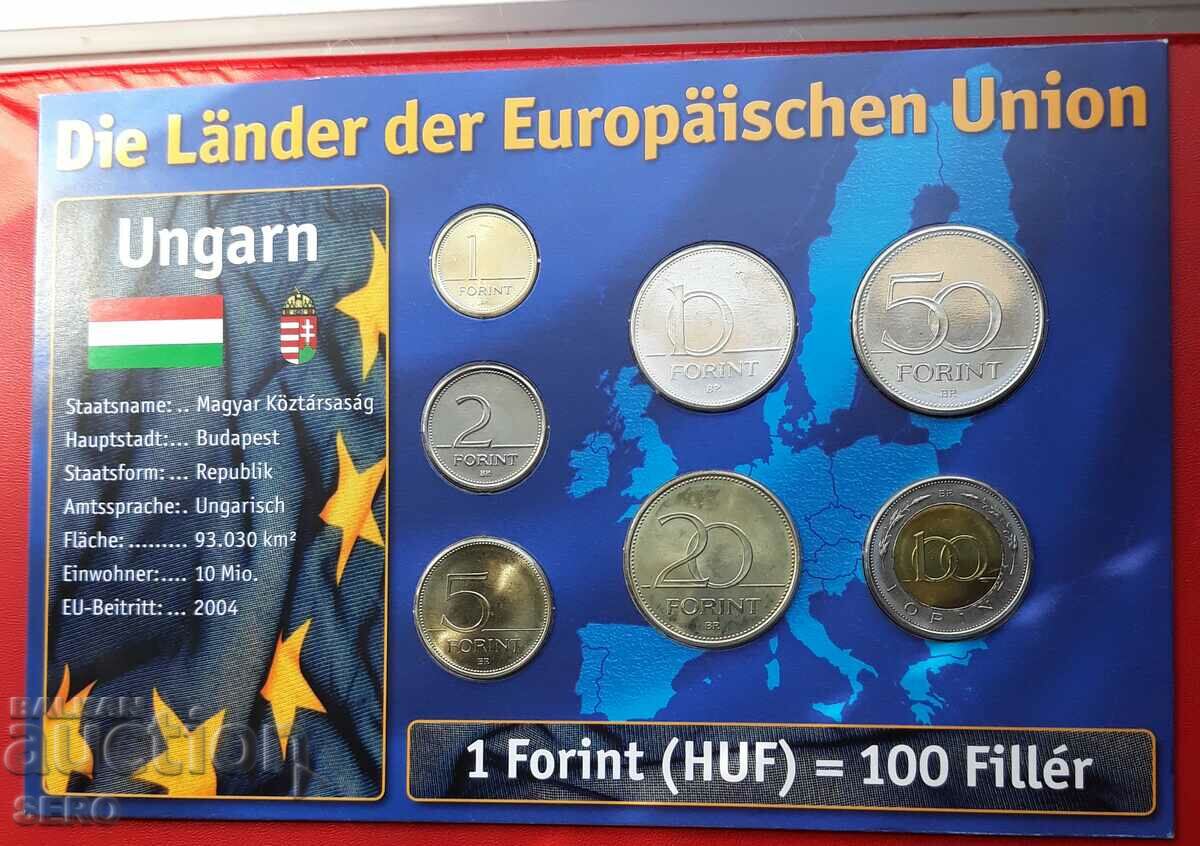 Hungary-SET of 7 coins 1996-2007