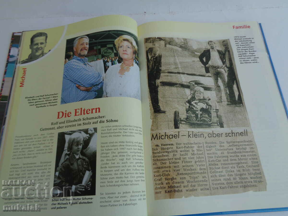 Auction F1 SCHUMACHER FORMULA 1 BOOK CAR CAR Auction F1 SCHUMACHER FORMULA 1 BOOK CAR CAR