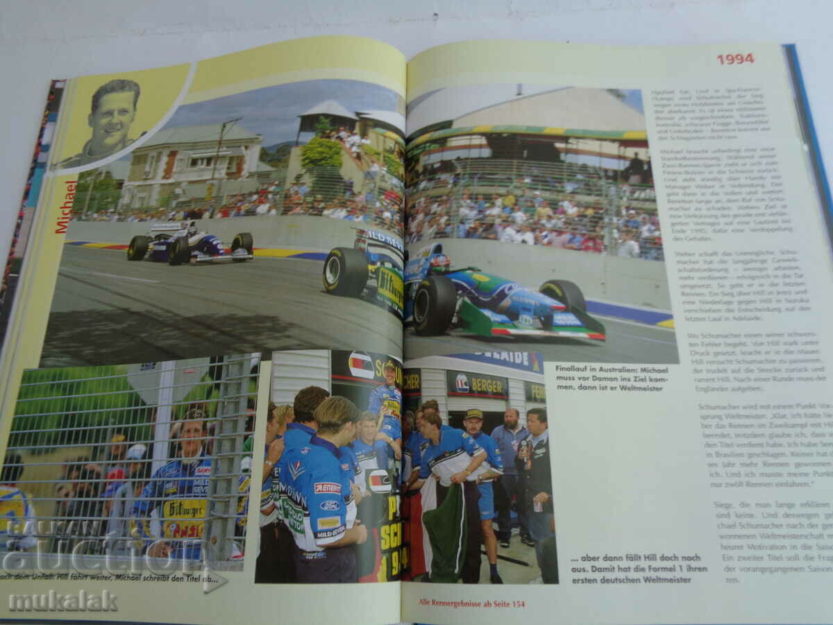 F1 SCHUMACHER FORMULA 1 BOOK CAR CAR - 5 F1 SCHUMACHER FORMULA 1 BOOK CAR CAR - 5