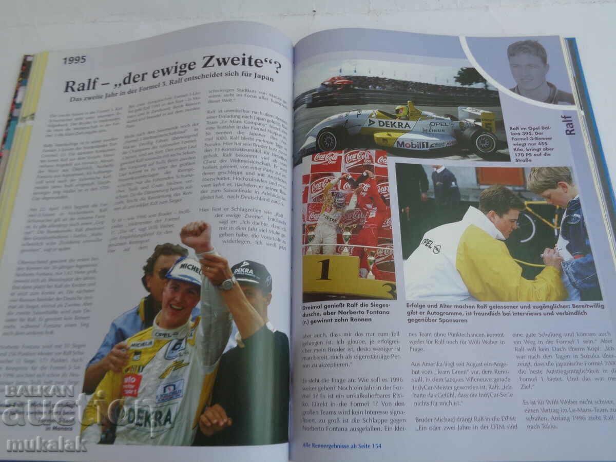 F1 SCHUMACHER FORMULA 1 BOOK CAR CAR - 6 F1 SCHUMACHER FORMULA 1 BOOK CAR CAR - 6